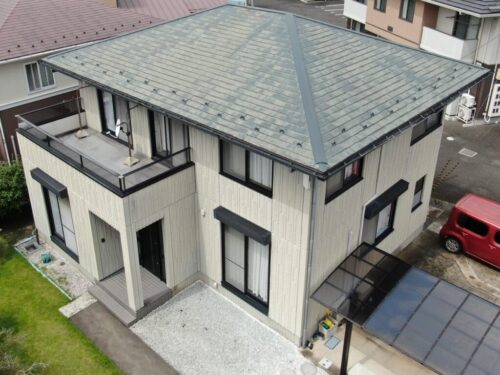 福島市での屋根・外壁塗装事例