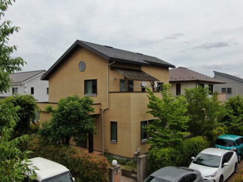 築20年住宅の外壁塗装と屋根カバー工法事例